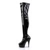 Pleaser - DELIGHT3000 Bottes cuissardes à plateforme - Noir Product image